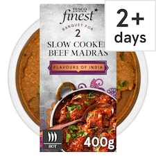 Tesco Finest Beef Madras 400g