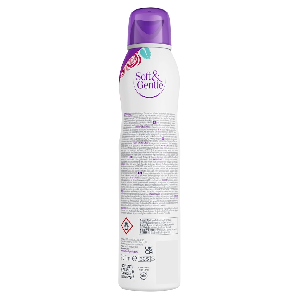 image 1 of Soft & Gentle Antiperspirant Deodorant Fresh Blossom 250Ml