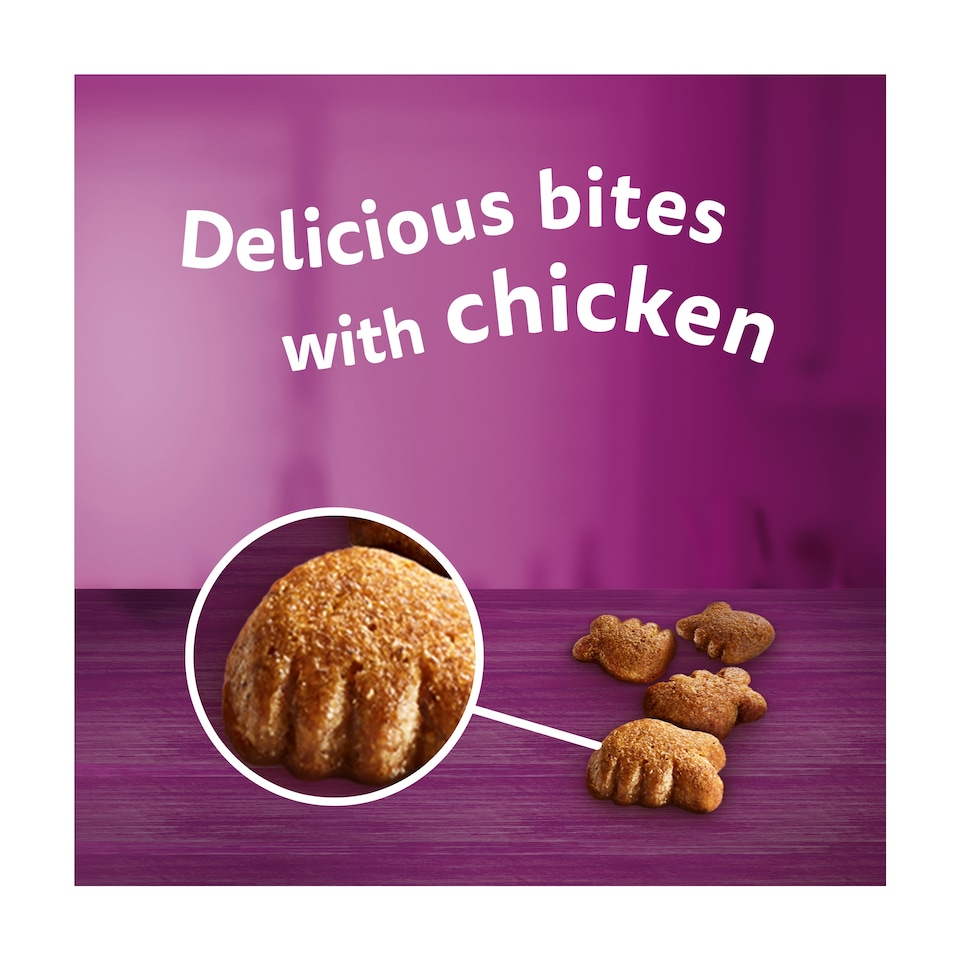 image 1 of Whiskas Dentabites Cat Treat Biscuits Chicken 50g