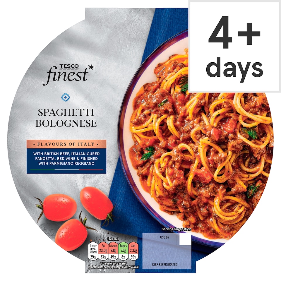 image 1 of Tesco Finest Spaghetti Bolognese 400g