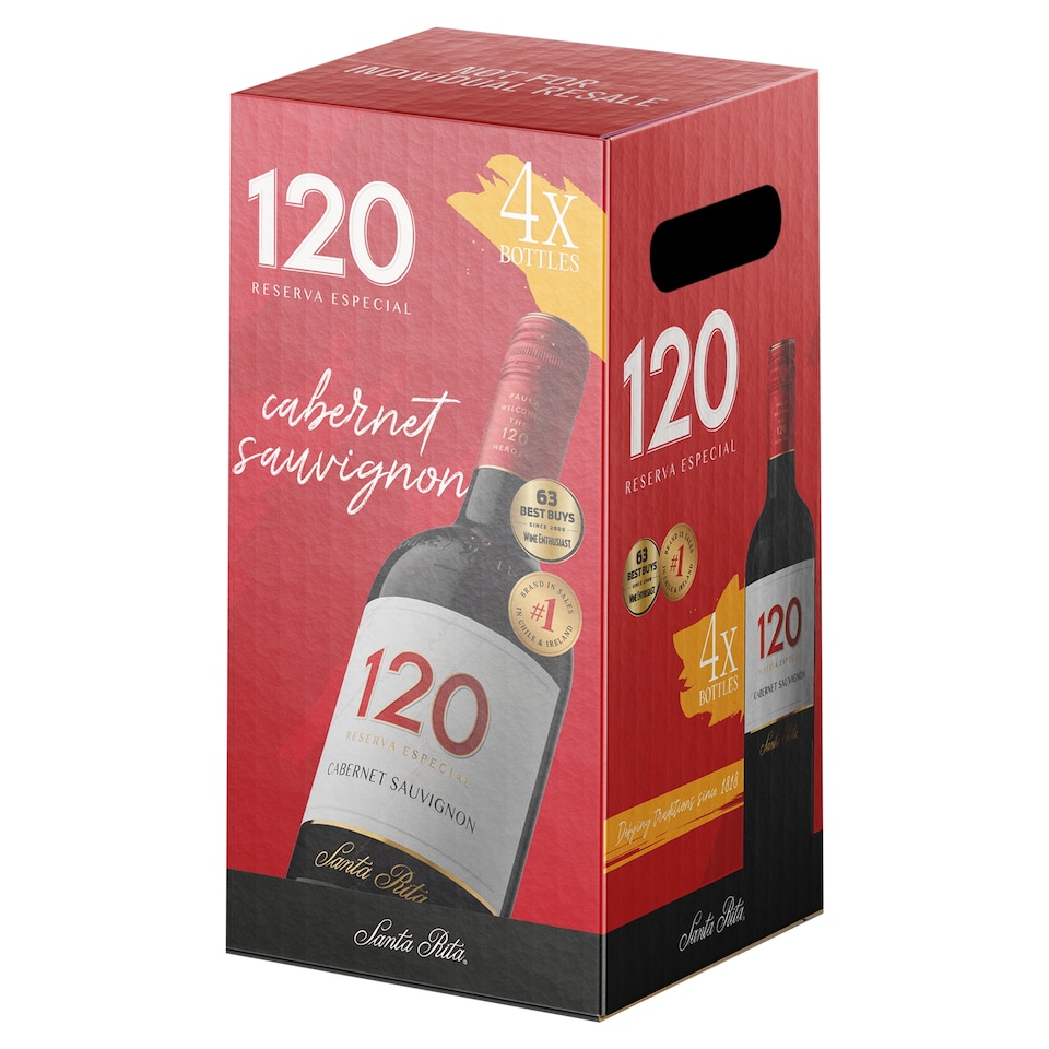 Santa Rita 120 Cabernet Sauvignon 4 x 750ml