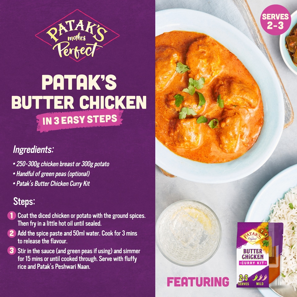 image 1 of Patak's Butter Chicken Curry Kit 270G
