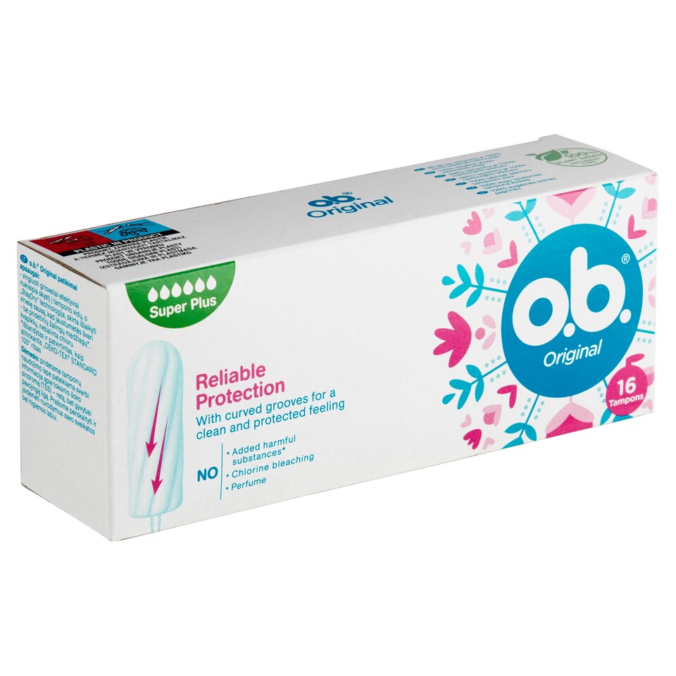 image 1 of O.B.® Original Tampons Super Plus 16 pcs