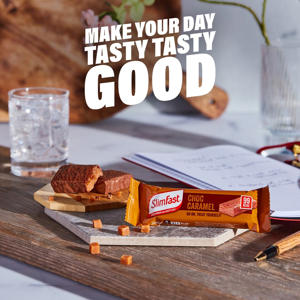 image 1 of SlimFast Snack bar choc caramel 26g