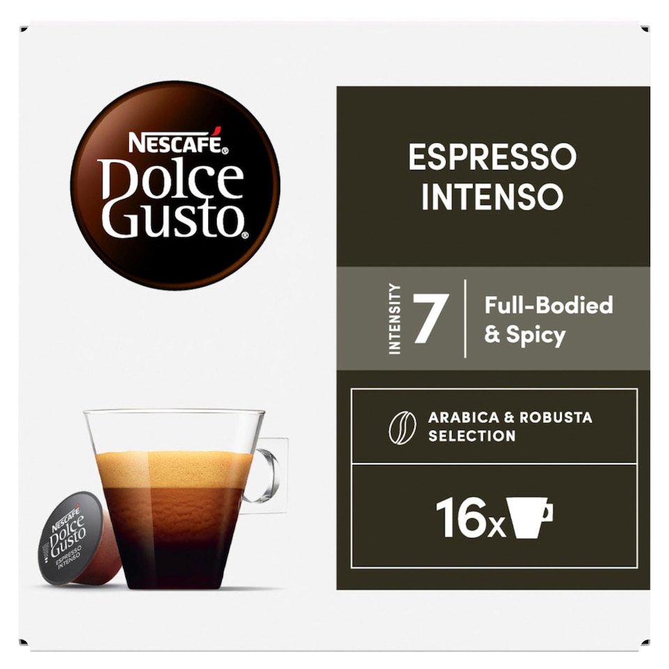 obrázok 1 z NESCAFÉ Dolce Gusto Espresso Intenso - káva v kapsulách - 16 kapsúl v balení