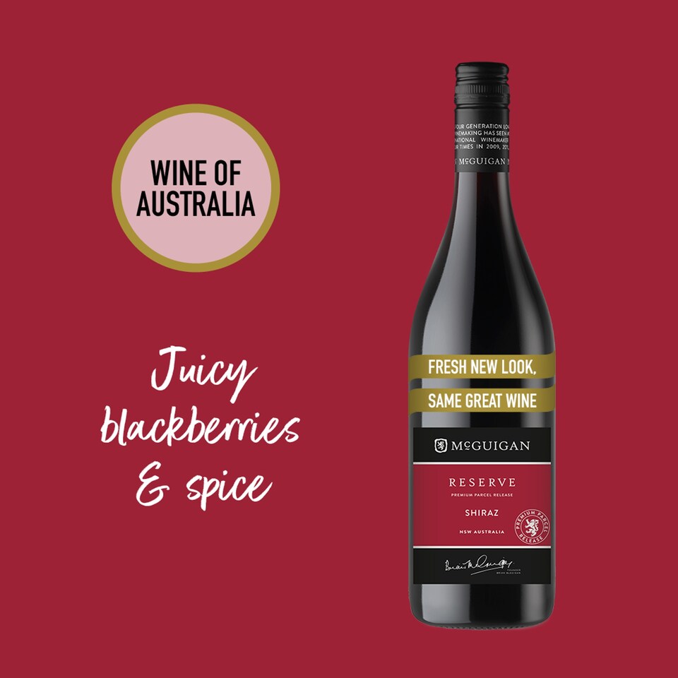 image 1 of Mcguigan Reserve Shiraz 750Ml