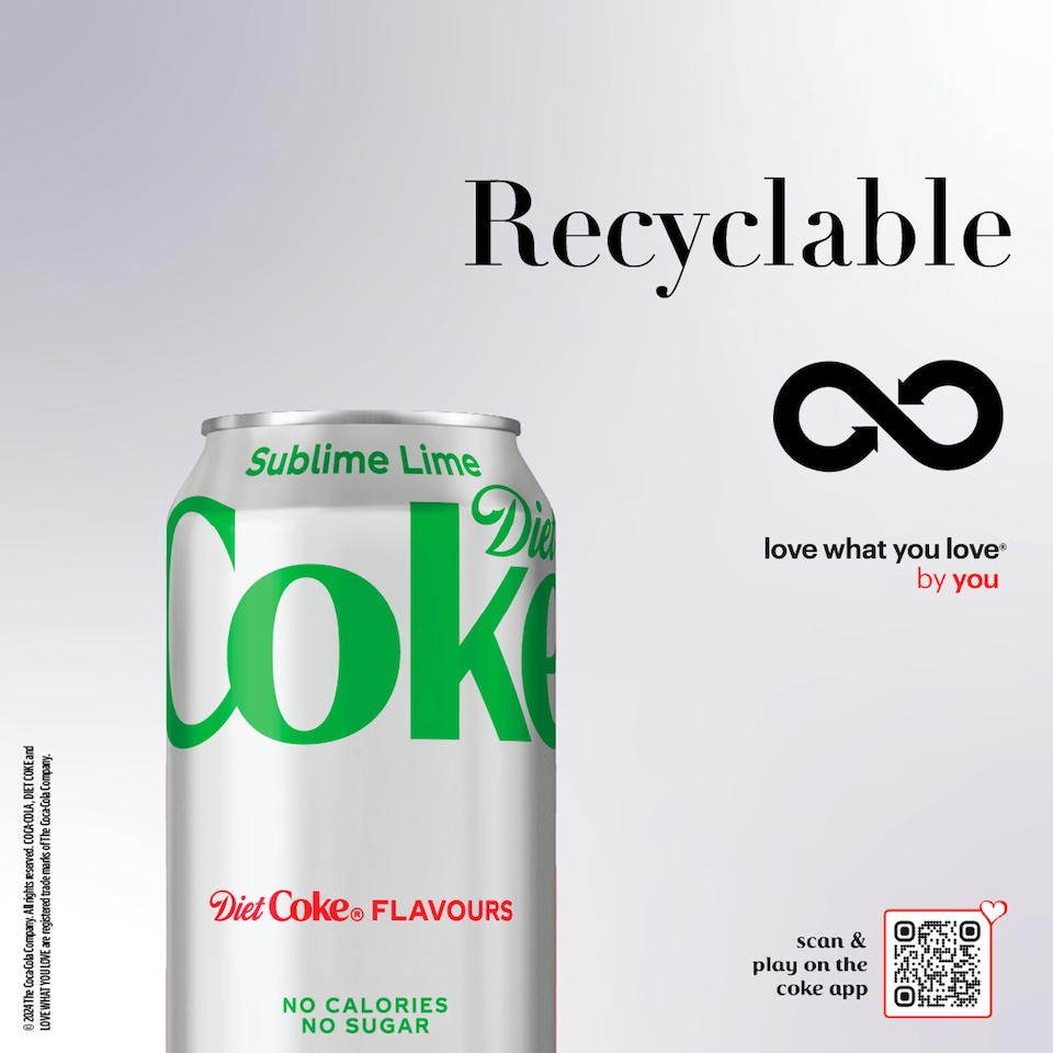 image 1 of Diet Coke Sublime Lime 8 x 330ml