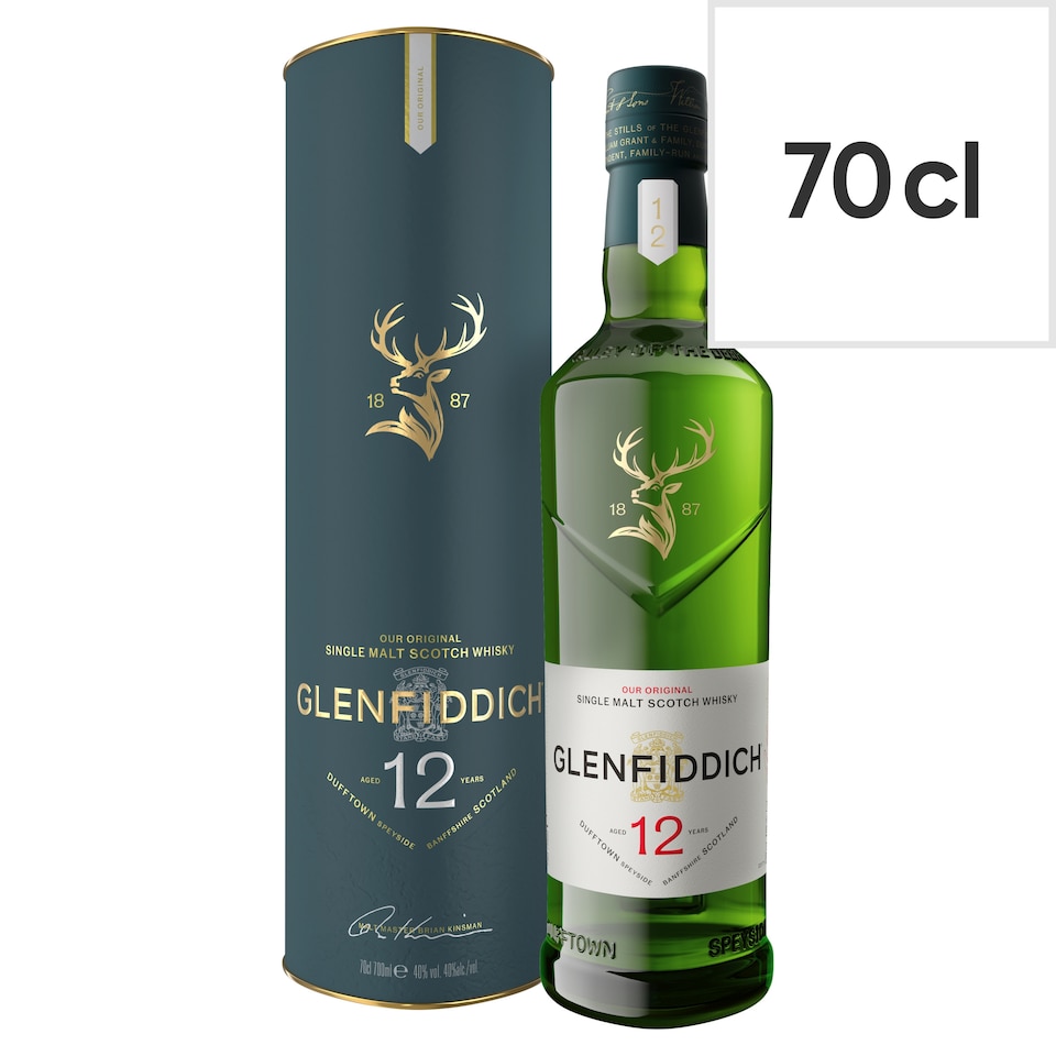 image 1 of Glenfiddich 12 Year Old Single Malt Scotch Whisky 70cl