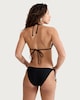 image 3 of F&F Triangle Halter Neck Bikini Top in Black