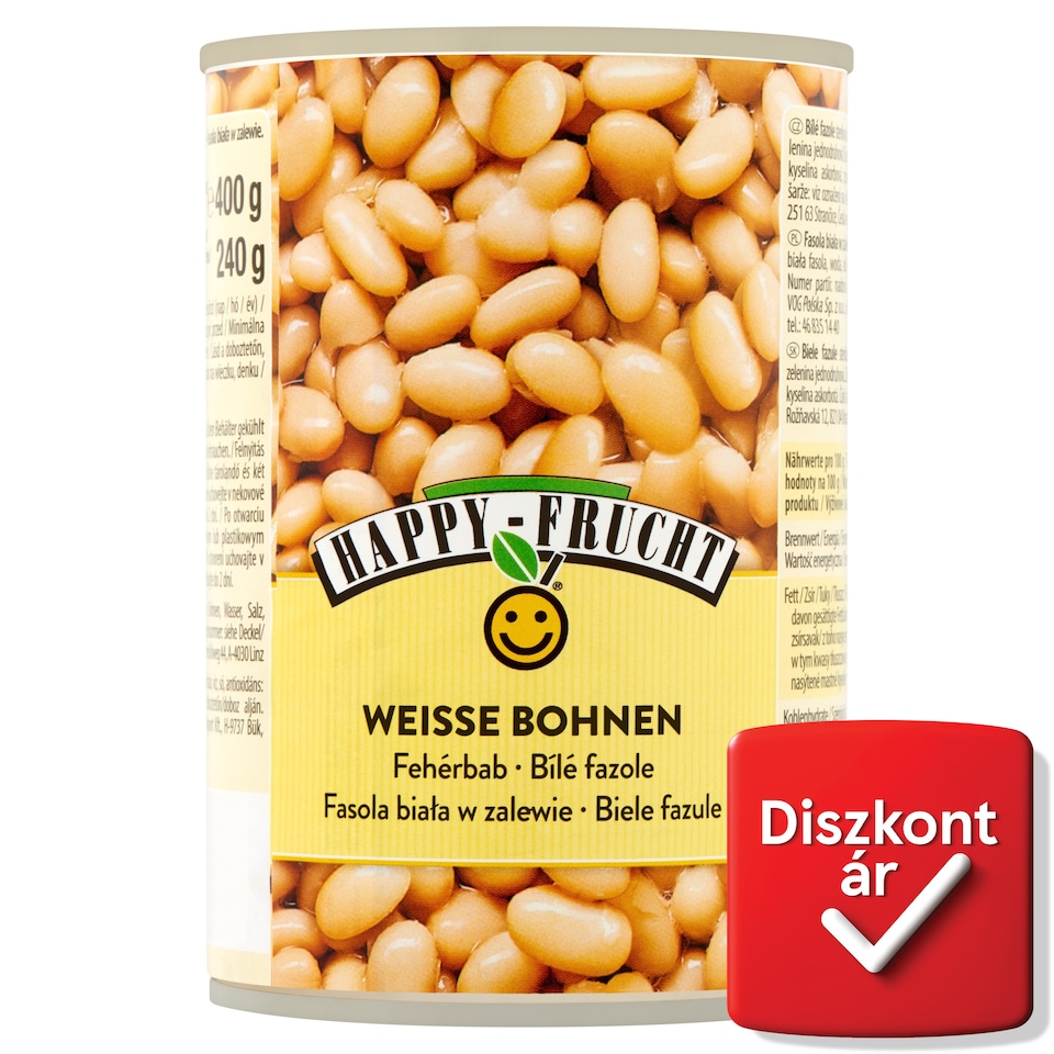Happy Frucht fehérbab 400 g