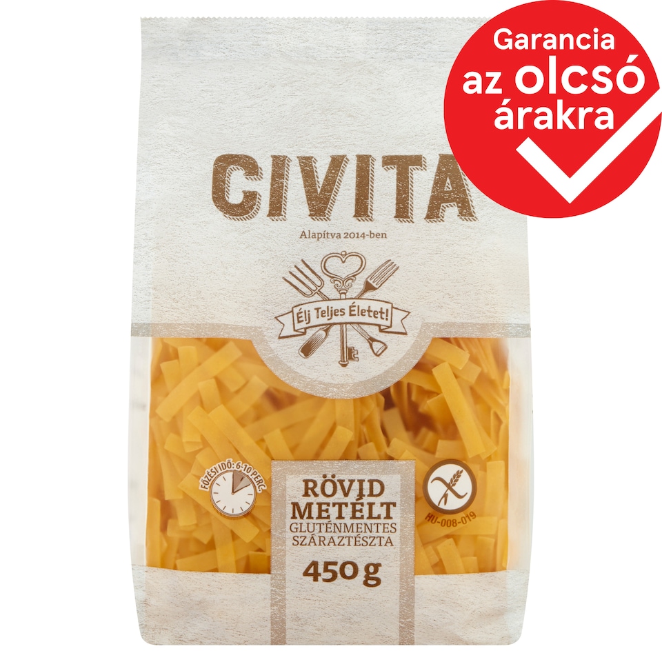 Civita Short Noodles Gluten-Free Dry Pasta 450 g