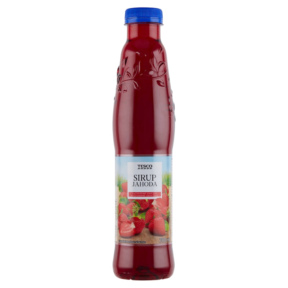 Tesco Sirup jahoda 700 ml