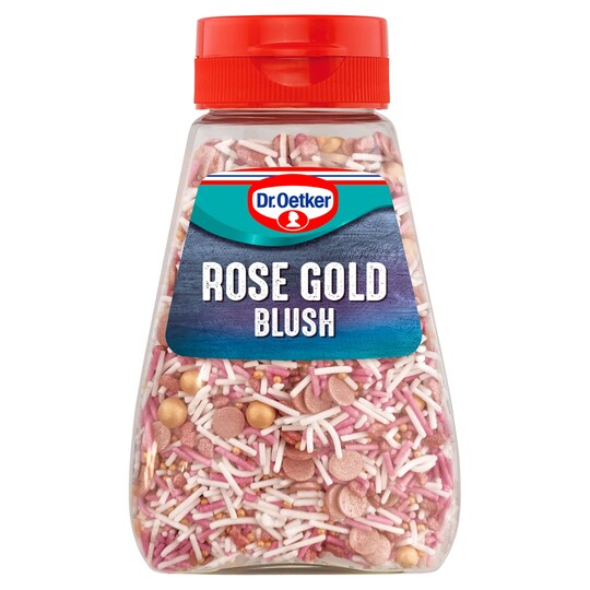 Dr Oetker Rose Gold Blush Sprinkles 115G Tesco Groceries