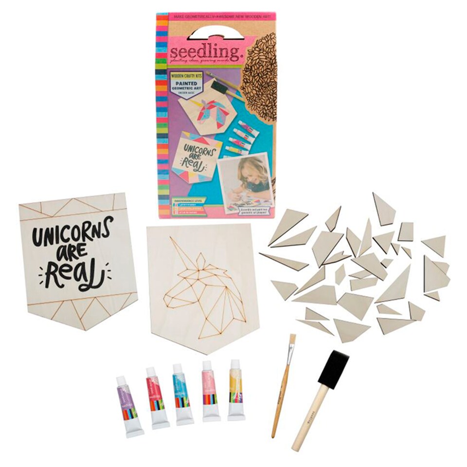 Seedling Geometric Art Fox/Unicorn