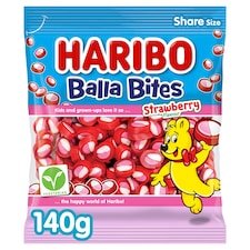HARIBO Balla Bites Strawberry Flavour 140g