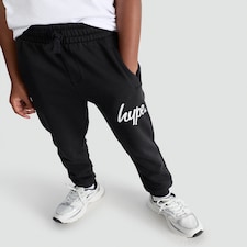 Hype Cotton Rich Logo Joggers in Black