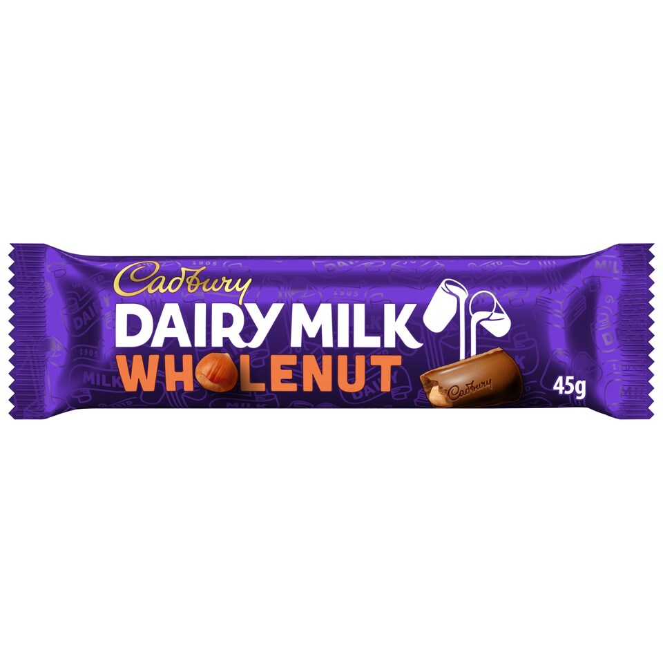 Cadbury Dairy Milk Wholenut Chocolate 45G