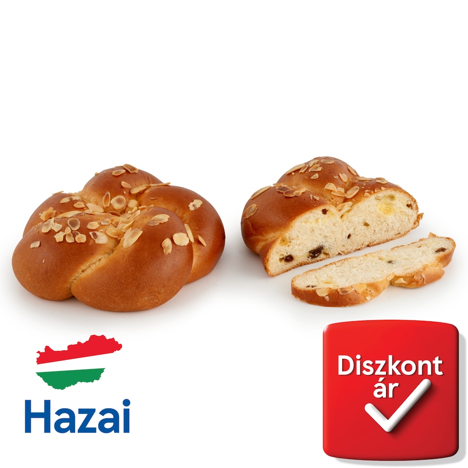 Vaníliás mazsolás kalács kiolvasztott 250 g  1. kép