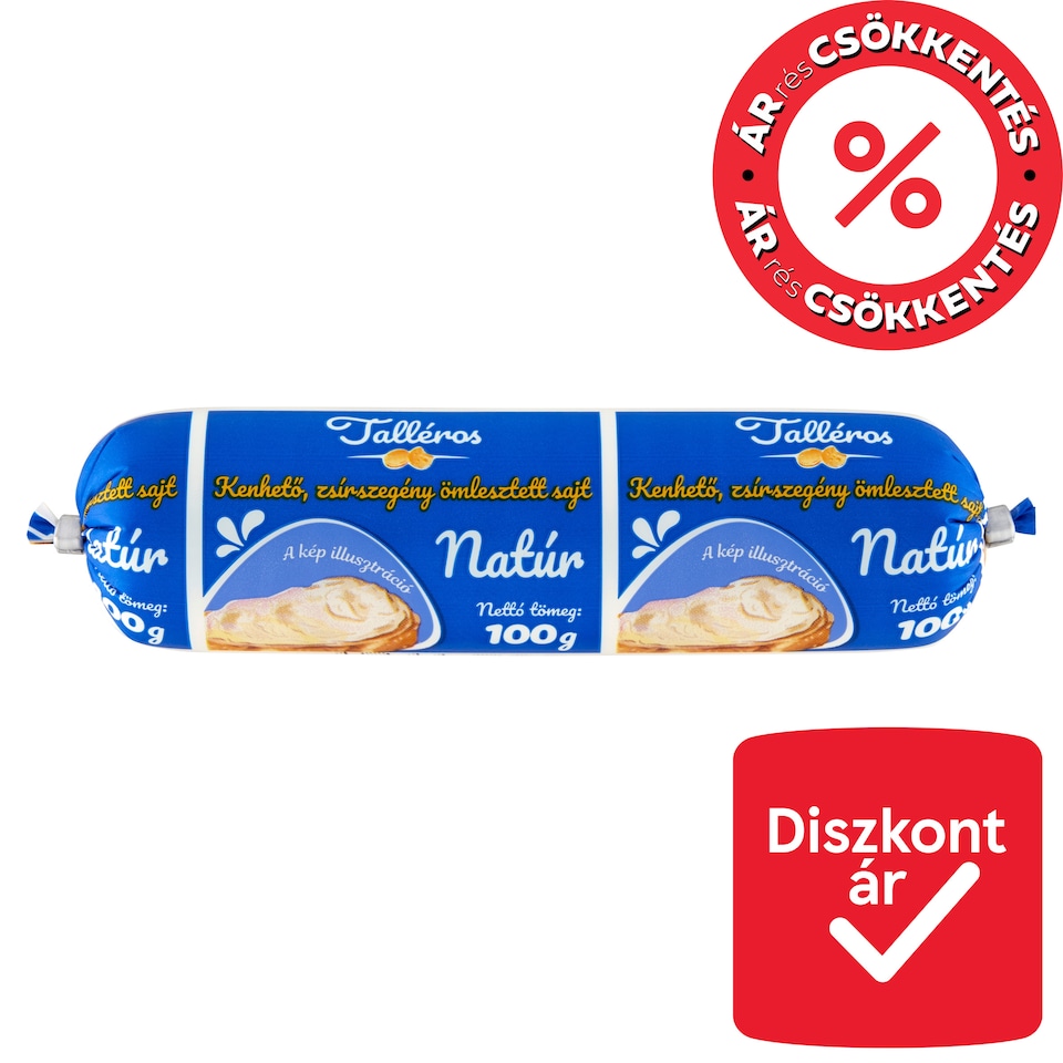 image 1 of Talléros Unflavoured, Spreadable, Low-Fat Processed Cheese 100 g