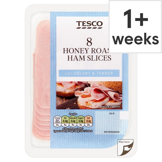 Tesco Honey Roast Ham 125G Tesco Groceries