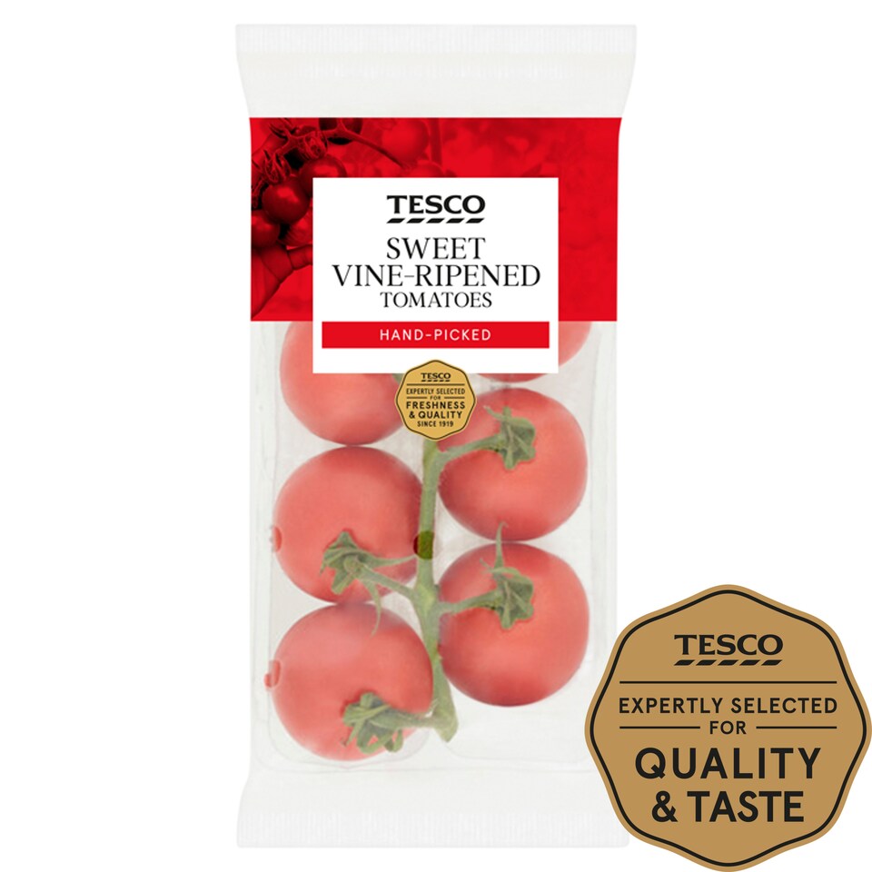 image 1 of Tesco Sweet Vine Ripened Tomatoes 255G