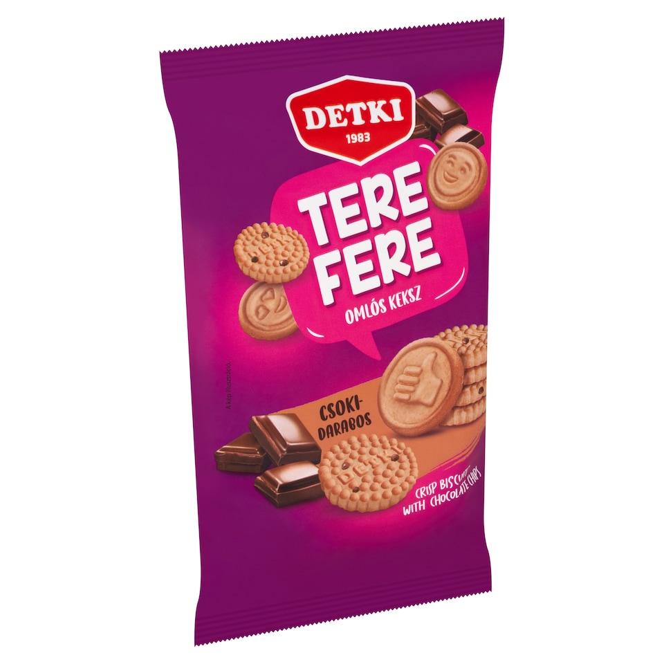 image 1 of Detki Tere-fere Sweet Crsip Biscuits with Chocolate Chips 150 g