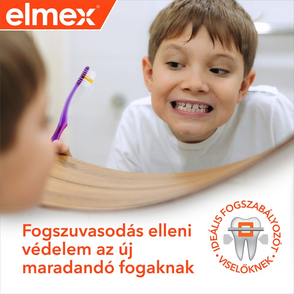 elmex Junior gyerek fogkrém 6-12 éves gyermekeknek 75 ml  1. kép
