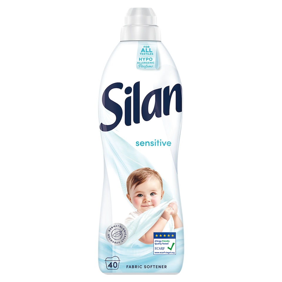 Silan Sensitive Fabric Softener 40 Washes 880ml