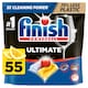 image 1 of Finish Ultimate All In One Dishwasher Tablets - Lemon 55 Pack 709.5g