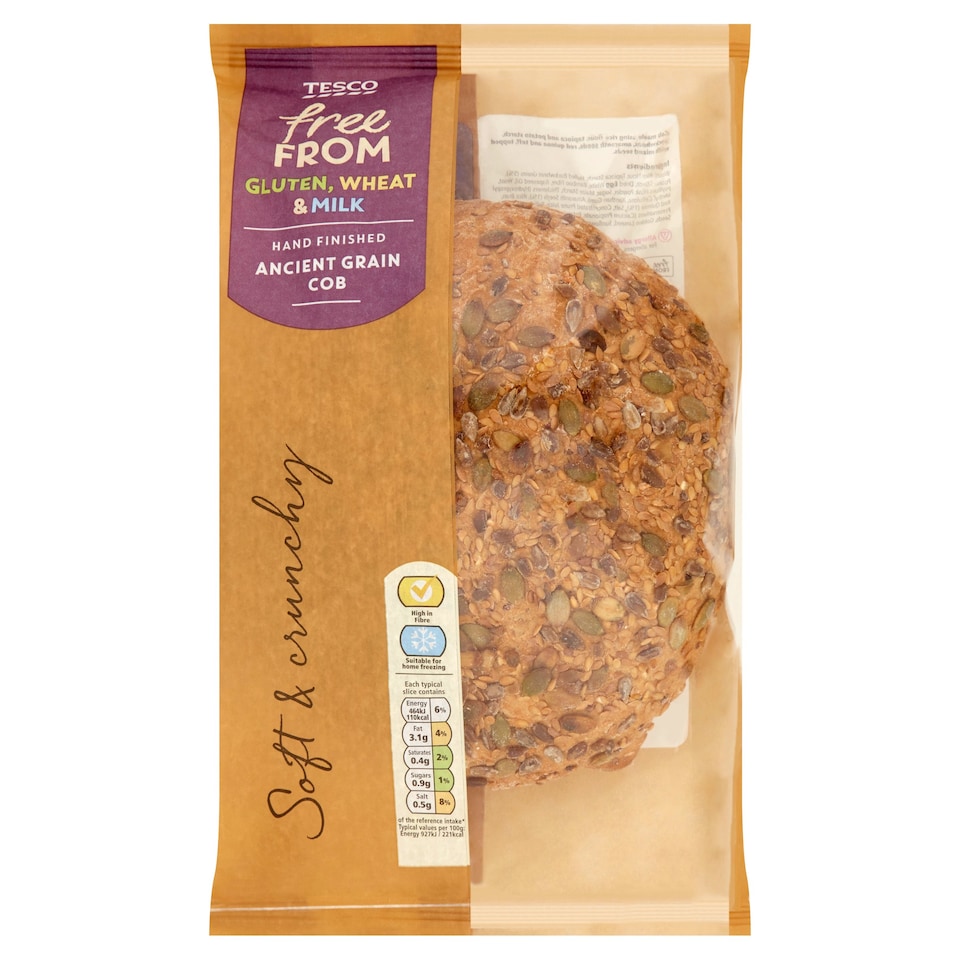 TESCO FREE FROM ANCIENT GRAIN COB 400G