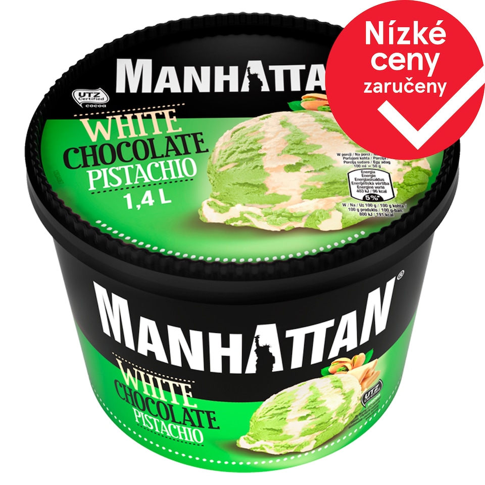 Manhattan White Chocolate Pistachio 1400ml