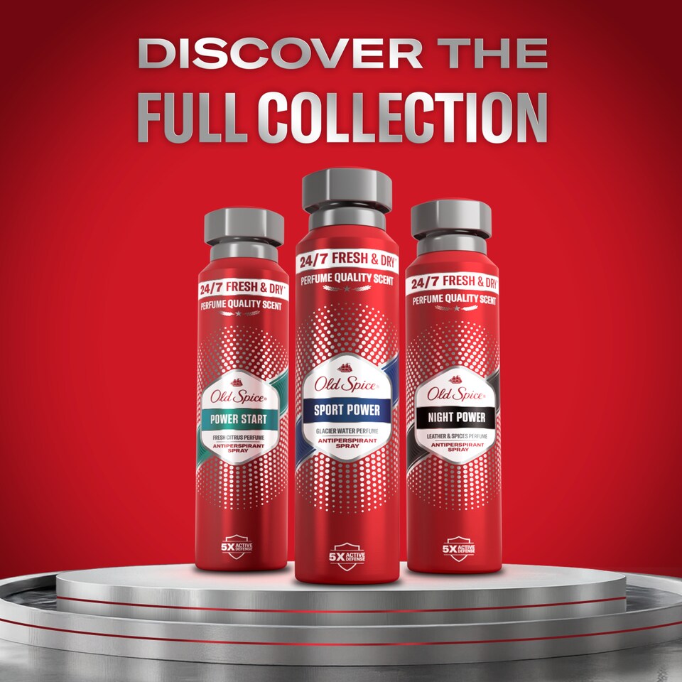 Old Spice Night Power Férfi Izzadásgátló Spray, 150ml  1. kép