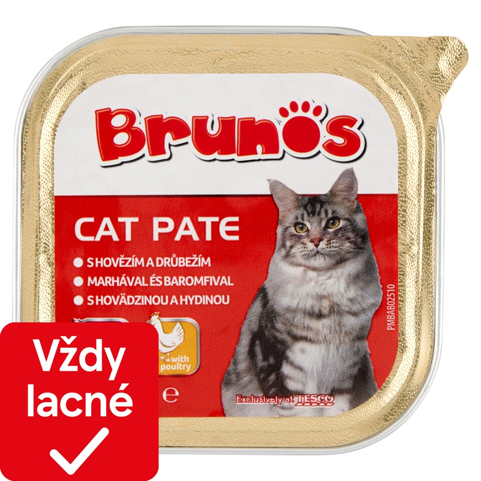 Brunos Cat Pate with Beef and Poultry 100 g