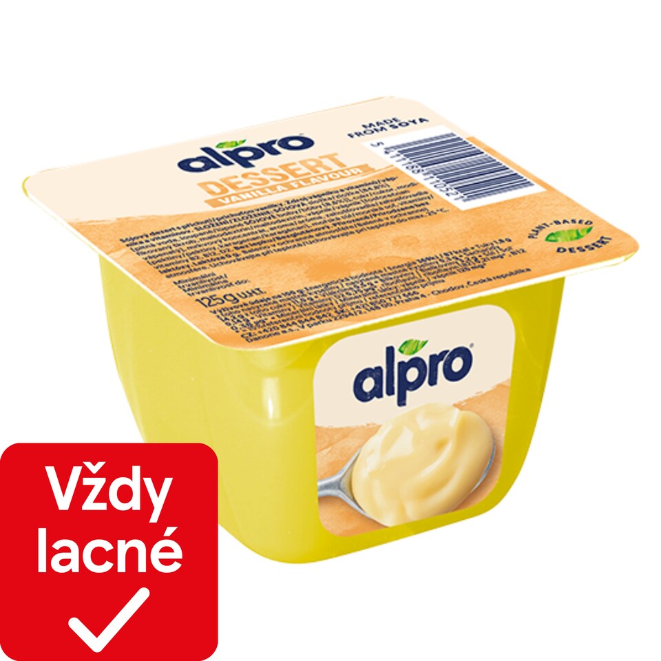ALPRO Vanilla-Flavored Soy Dessert 125g