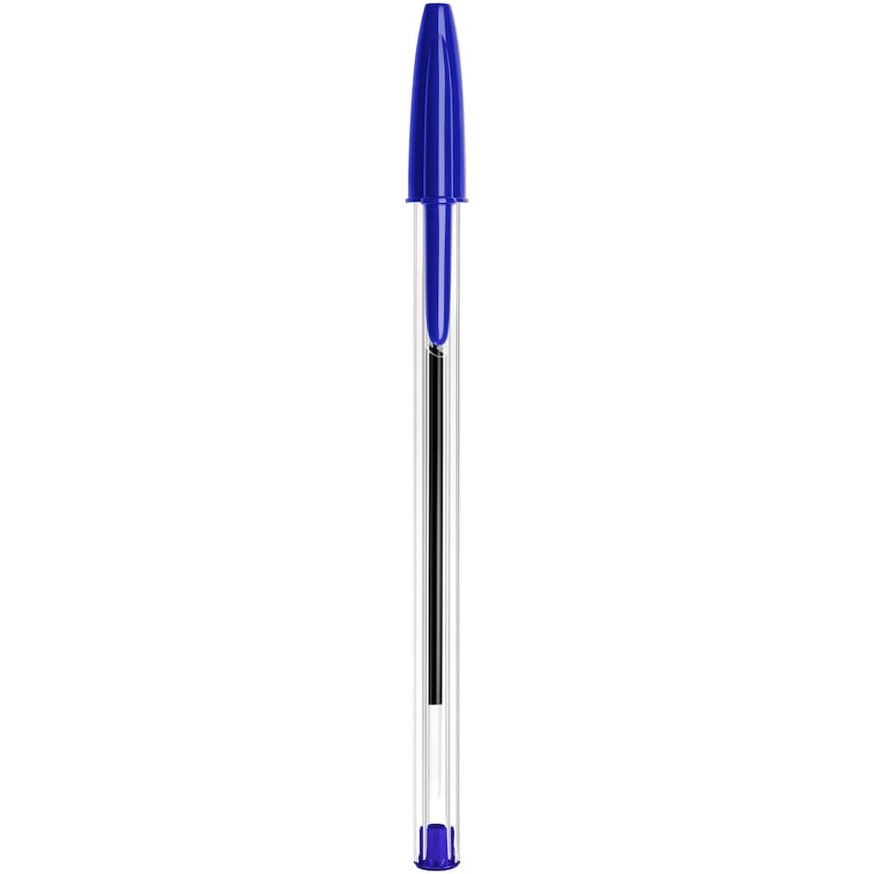 image 1 of BIC Cristal Pens Blue Ballpoint 10 Pack 