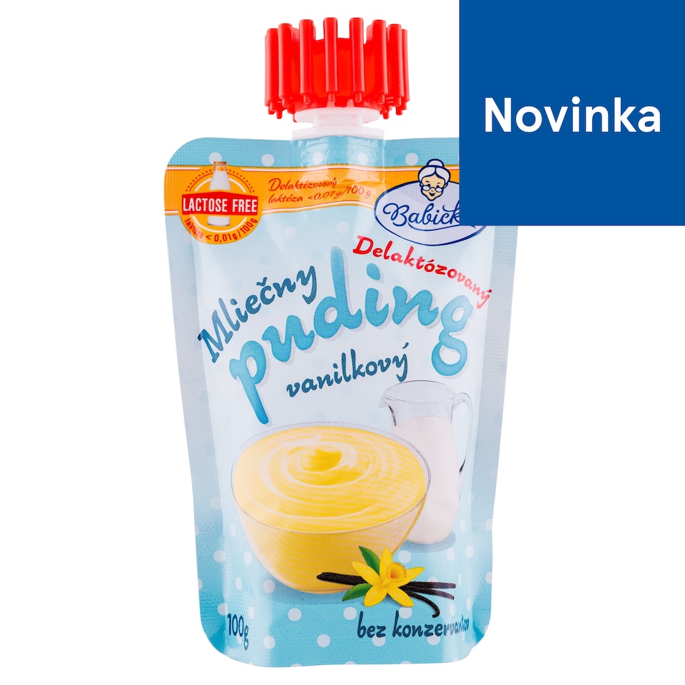 Babička Vanilla Milk Pudding Delactosed 100 g