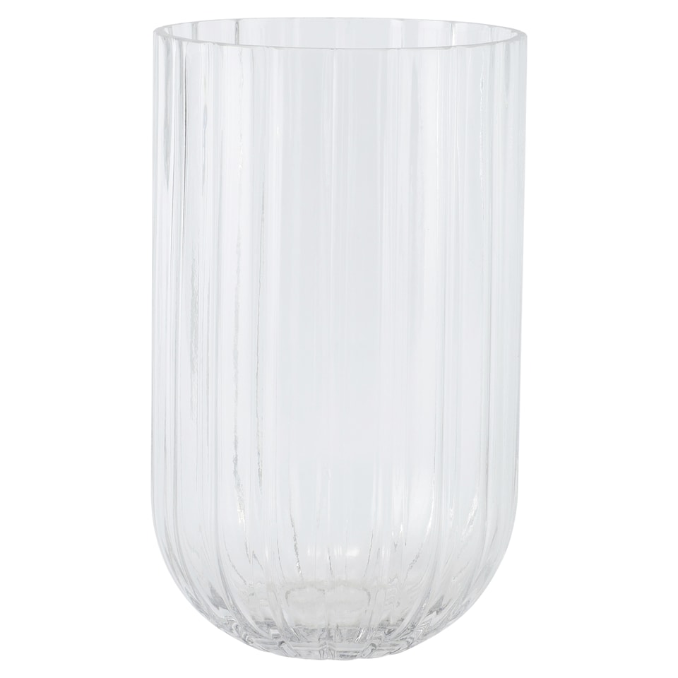 F&F Home Scallop Edged Ribbed váza 15 x 25 cm