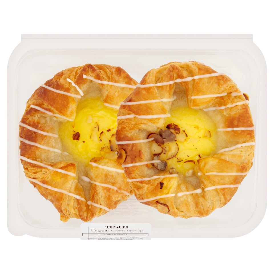 image 1 of Tesco Vanilla Creme Crown 2 Pack