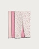 image 1 of F&F Baby 3-Pack Cotton Rich Floral Ribbed Leggings in Pink