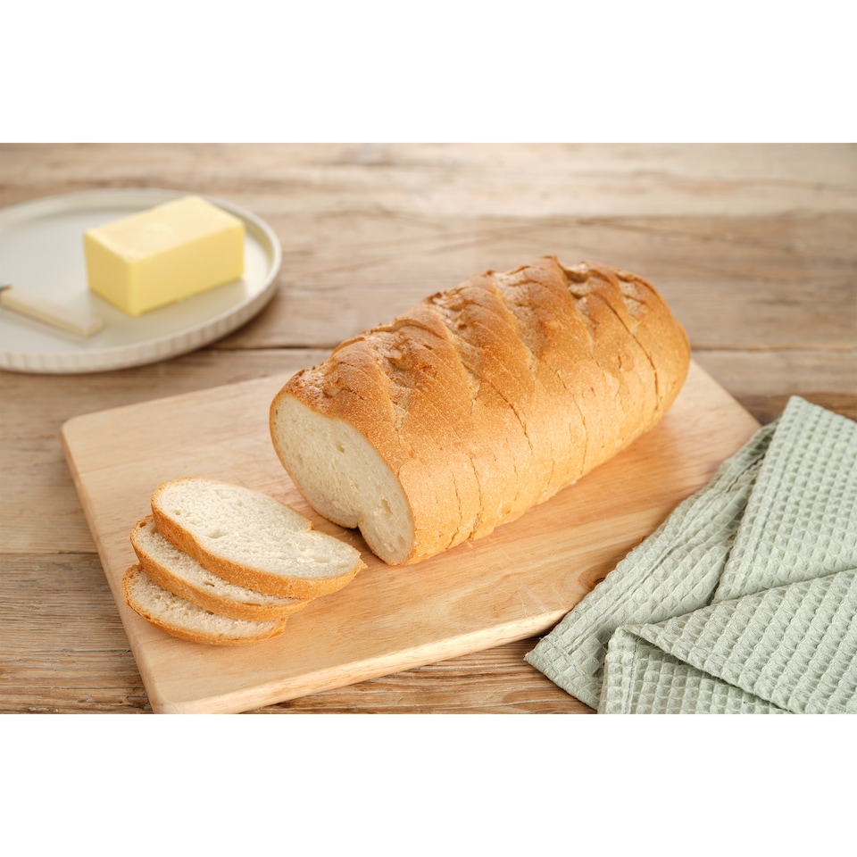 image 1 of Tesco Crusty White Bloomer Sliced 400G