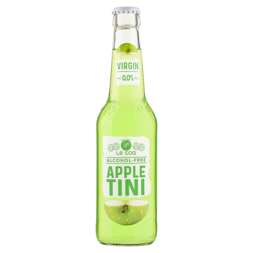 Le Coq Appletini ochucený nealkoholický nápoj s příchutí jablka 0,33l