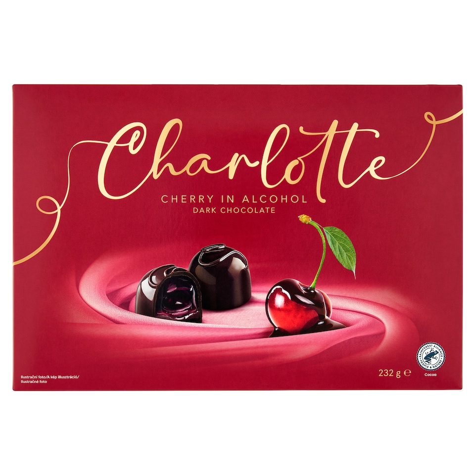 Charlotte Cherry in Alcohol Dark Chocolate 232 g