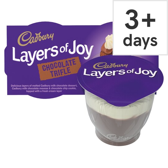 Cadbury Layers Of Joy 2 Pack Chocolate 2X90g Tesco Groceries