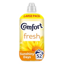 Comfort Fresh Fabric Conditioner Sunshiny Days 52 Washes 1560ml