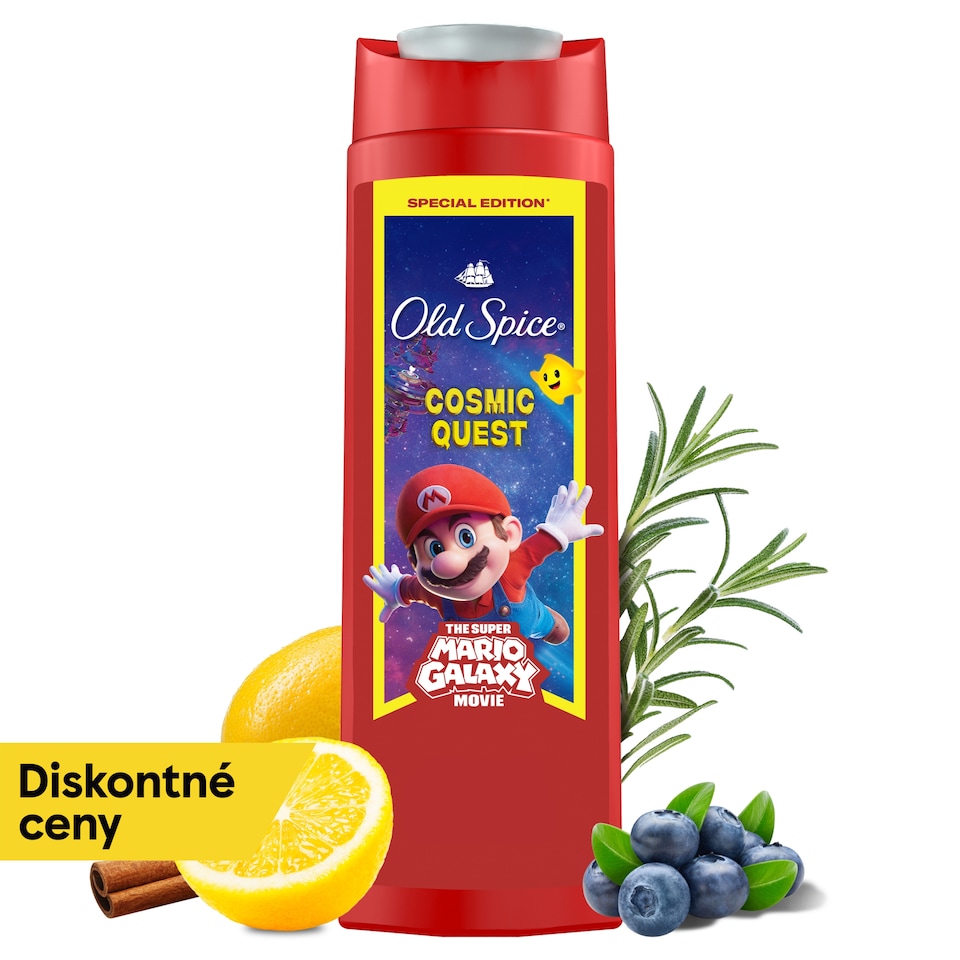 obrázok 1 z Old Spice Super Mario Special Edition 3 V 1 Sprchový Gél A Šampón 400 ml
