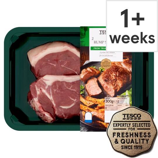 Tesco 2 Lamb Rump Steaks 300G Tesco Groceries