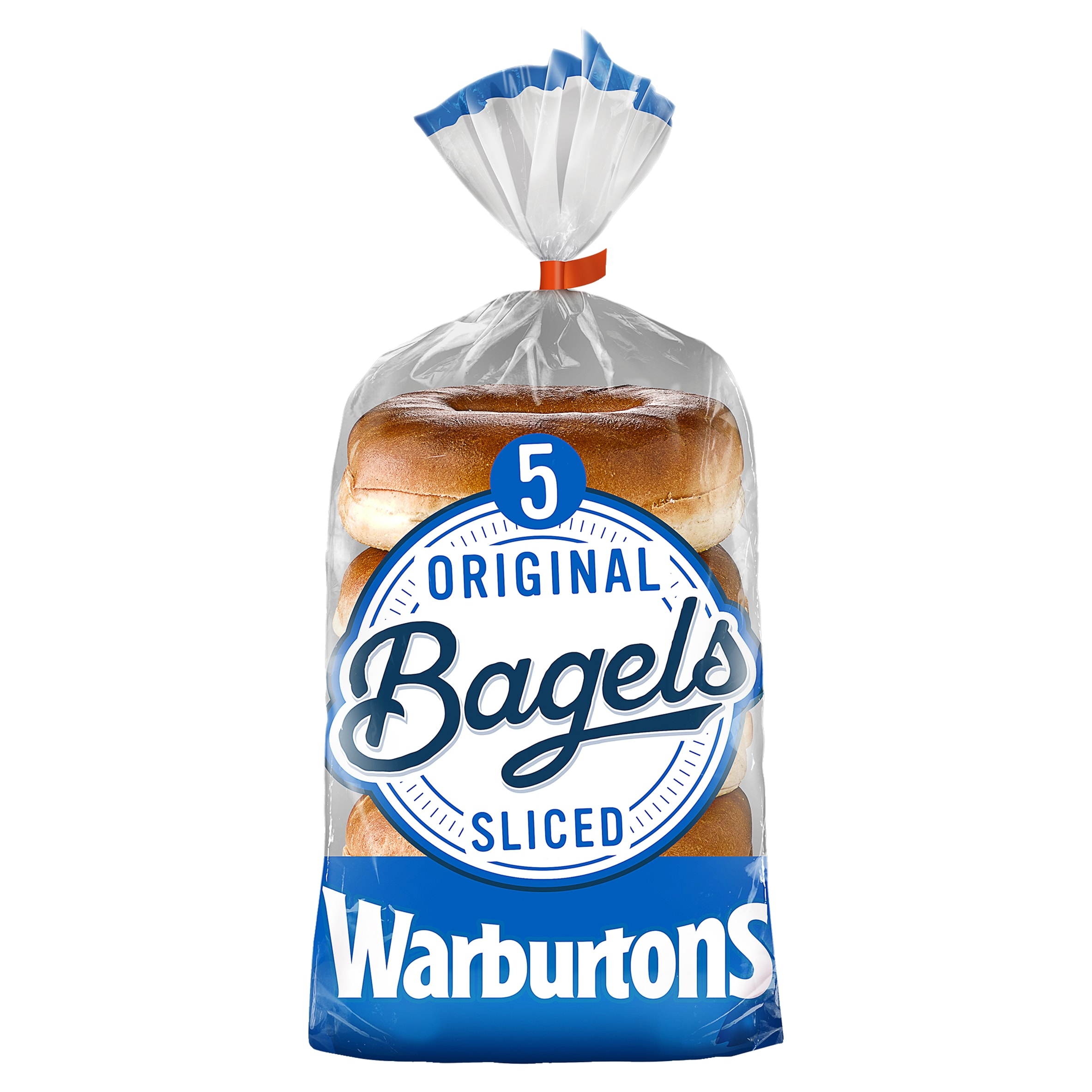 Warburtons Soft & Sliced Original Bagels 5 Pack