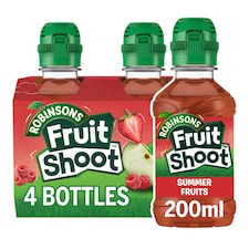 Fruit Shoot Summer Fruits Kids Juice Drink 4x200ml