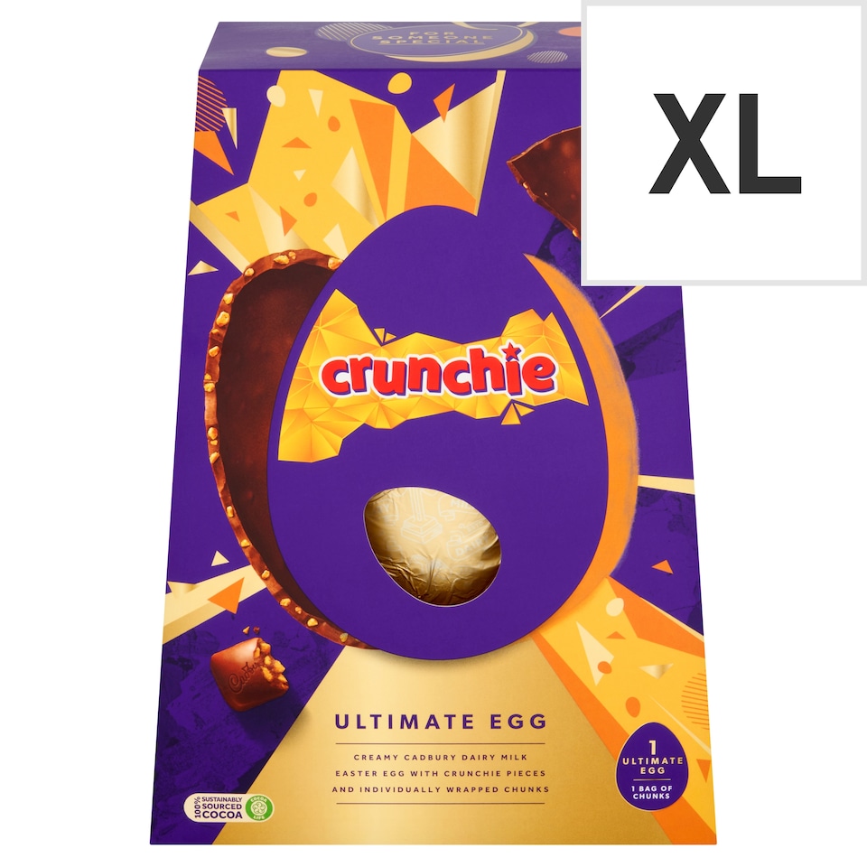 image 1 of Cadbury Crunchie Ultimate Chocolate Easter Egg 396g