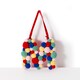 image 2 of Paperchase Cosmic Christmas Pom Pom Letter M Hanging Decoration